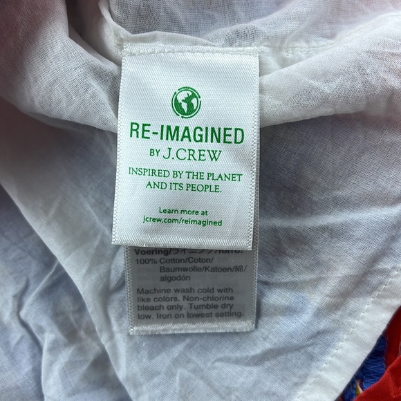 J Crew Printed Dress S67-24 - Picture 7 of 8